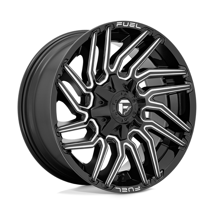 Fuel 1PC D773 TYPHOON 20X9 1 8X170/8X6.7 Gloss Black Milled