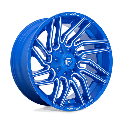Fuel 1PC D774 TYPHOON 22X10 -18 8X170/8X6.7 Anodized Blue Milled