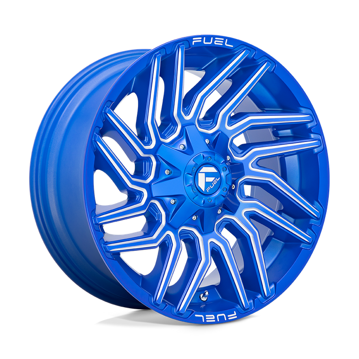 Fuel 1PC D774 TYPHOON 20X9 1 8X170/8X6.7 Anodized Blue Milled