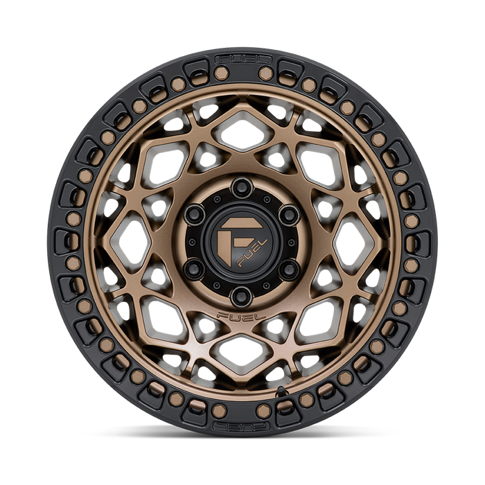 Fuel 1PC D785 UNIT 17X9 1 6X139.7/6X5.5 Bronze With Matte Black Ring