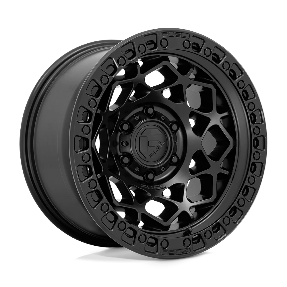 Fuel 1PC D786 UNIT 17X9 1 6X139.7/6X5.5 Matte Black With Matte Black Ring