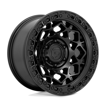Fuel 1PC D786 UNIT 17X9 1 5X127/5X5.0 Matte Black With Matte Black Ring