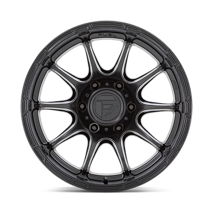 Fuel 1PC D791 VARIANT 17X9 -12 6X139.7 MATTE BLACK