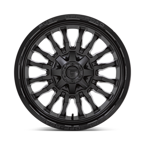 Fuel 1PC D796 ARC 20X9 1 5X114.3/5X127 MATTE BLACK WITH GLOSS BLACK LIP