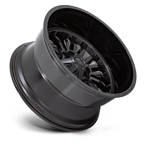 Fuel 1PC D796 ARC 22X12 -44 8X165.1 MATTE BLACK WITH GLOSS BLACK LIP
