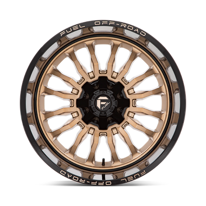 Fuel 1PC D797 ARC 22X12 -44 8X170/8X6.7 PLATINUM BRONZE WITH BLACK LIP