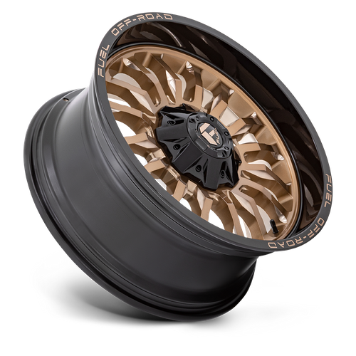 Fuel 1PC D797 ARC 20X9 1 5X127/5X135 PLATINUM BRONZE WITH BLACK LIP