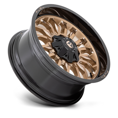 Fuel 1PC D797 ARC 20X9 1 8X165.1 PLATINUM BRONZE WITH BLACK LIP