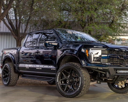 4Play 4P06 20x10 -18 6x135/6x139.7 Gloss Black with Brushed Spoke Faces