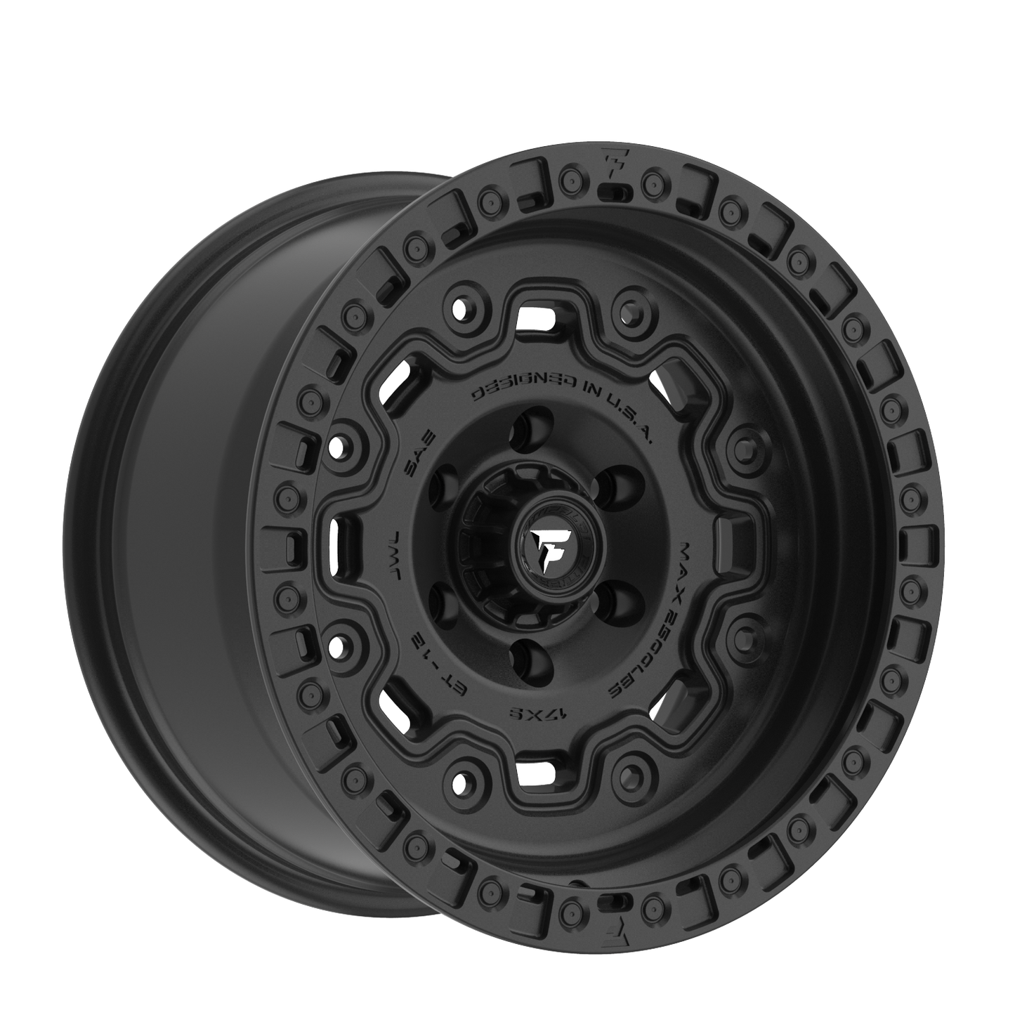 Fittipaldi FT100 17X9 -12 5x5.00 Satin Black