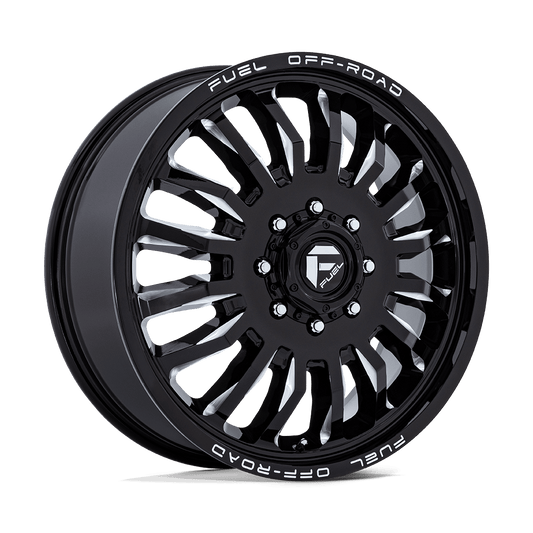 Fuel 1Pc D868 ARC DUALLY - 22x8.25 -246mm 8x210 GLOSS BLACK MILLED Wheel | D86822829345