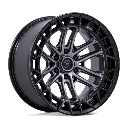 FUEL 1PC FC874 CELSIUS 17x9 1 6x135 MATTE GUNMETAL W/ M-BLK LIP