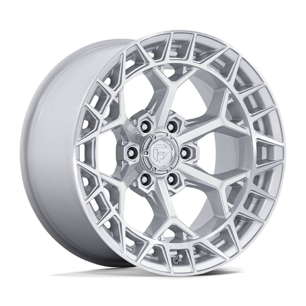 FUEL 1PC FC873 CHARGER 20X9 1 5X127 GLOSS SILVER W/ MACHINED FACE