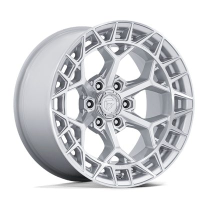 FUEL 1PC FC873 CHARGER 20X9 1 5X127 GLOSS SILVER W/ MACHINED FACE