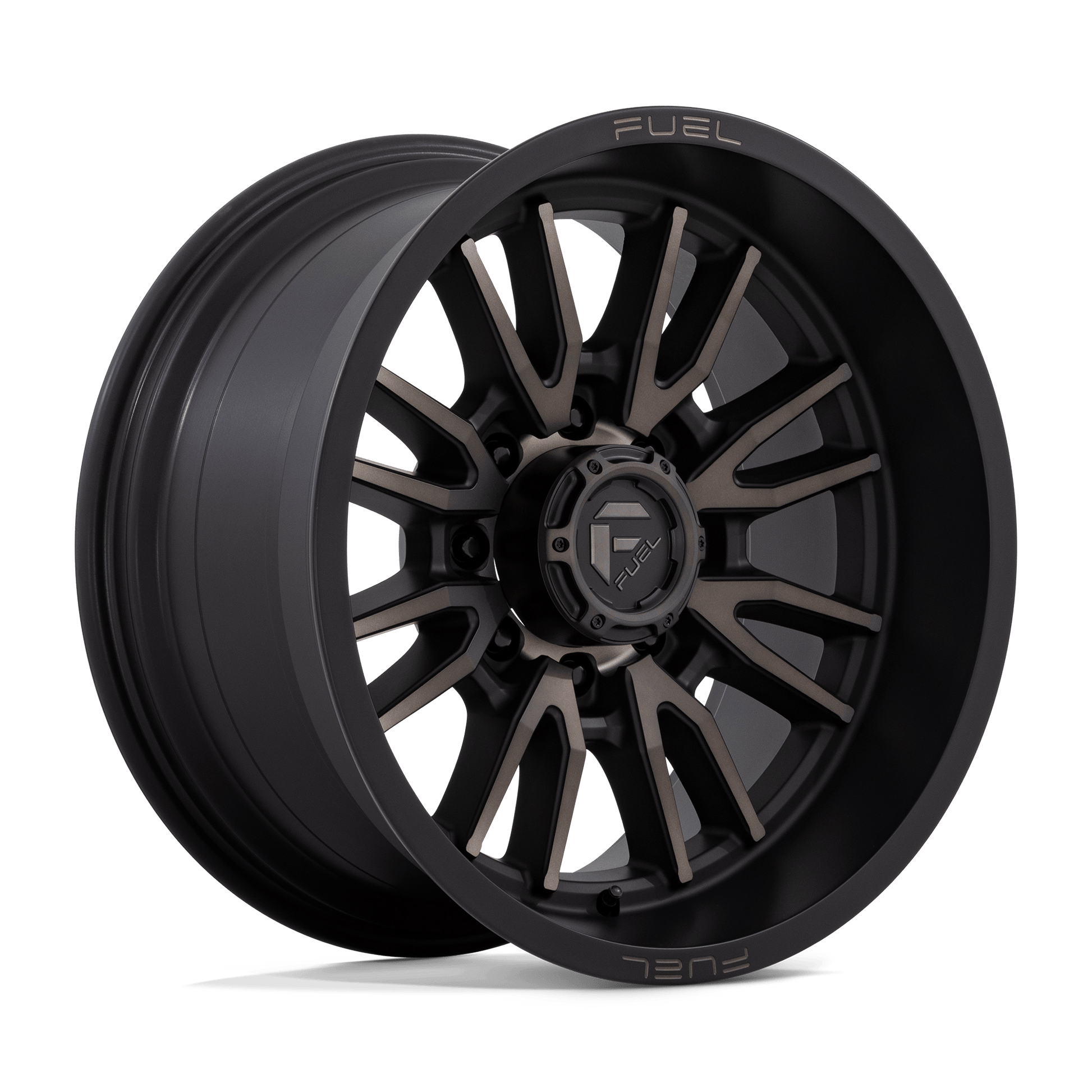 FUEL 1PC D762 CLASH 20X10 -18 8X170/8X6.7 MATTE BLACK DOUBLE DARK TINT