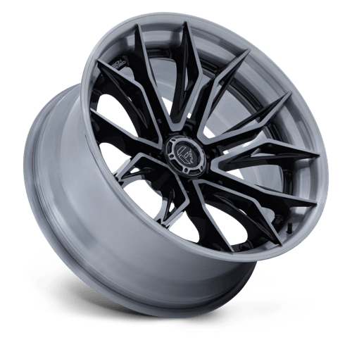 FUEL 1PC FC404 MUTINY 20X9 1 6X135 GLOSS BLACK BRUSHED DARK TINT