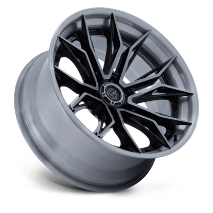 FUEL 1PC FC404 MUTINY 20X9 1 6X135 GLOSS BLACK BRUSHED DARK TINT