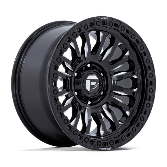 Fuel 1Pc FC857 RINCON - 20x9 20mm 8x165.1 GLOSS BLACK MILLED Wheel | FC857BE20908020