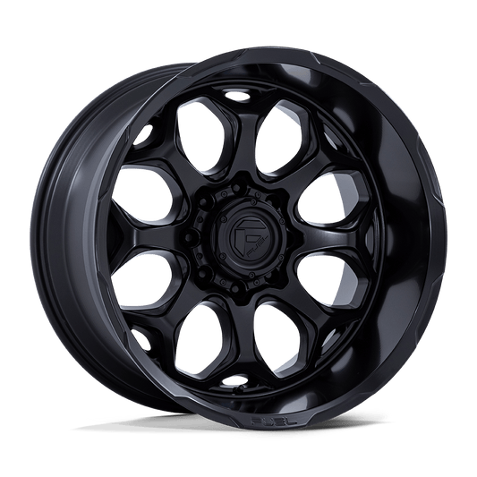 Fuel 1Pc FC862 SCEPTER - 22x10 -18mm 8x165.1 BLACKOUT Wheel | FC862MX22108018N