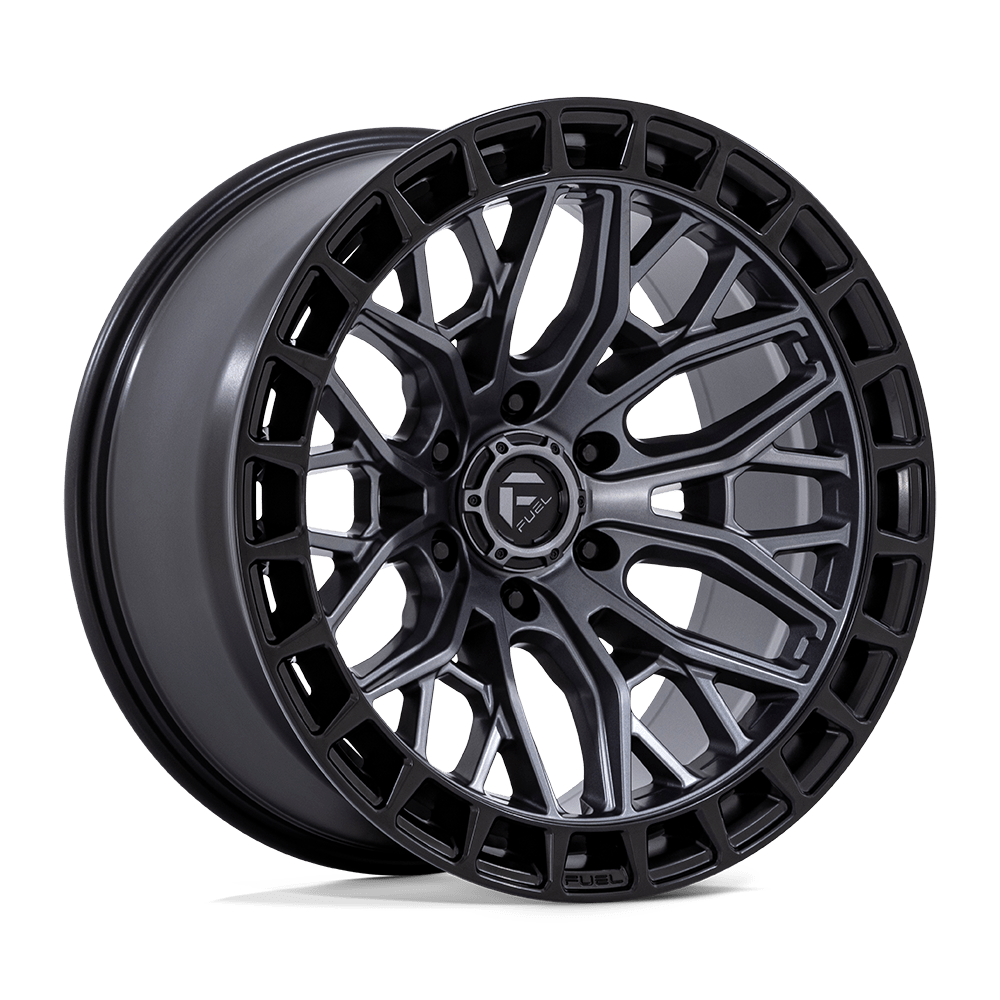 FUEL 1PC FC869 SIGMA 20x9 1 6x139.7 MATTE GUNMETAL W/ M-BLK LIP