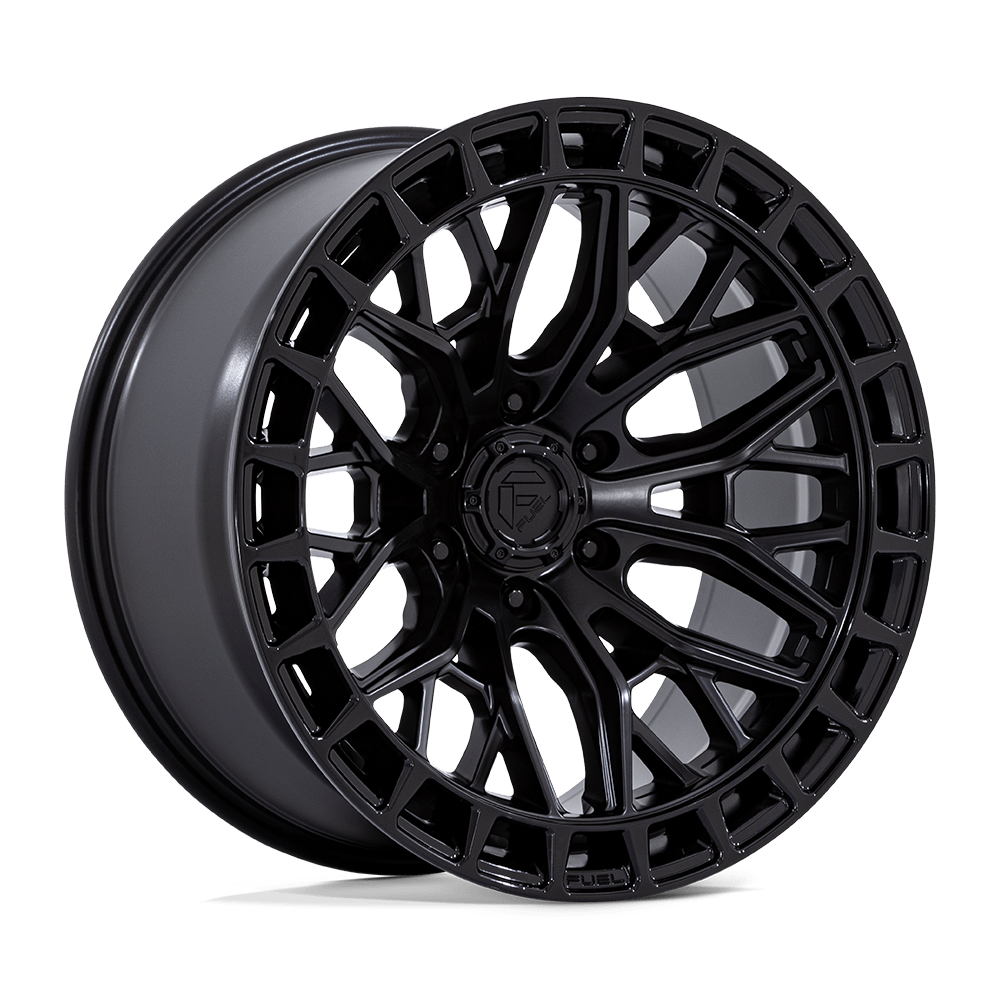 FUEL 1PC FC869 SIGMA 17x9 -12 6x139.7 BLACKOUT W/ G-BLK LIP