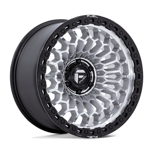 FUEL 1PC FC870 SINISTER 20x9 1 6x139.7 MACHINED W/ M-BLK LIP