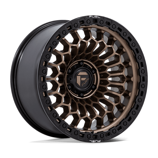 FUEL 1PC FC870 SINISTER 20x10 -18 5x127 MATTE BRONZE W/ M-BLK LIP