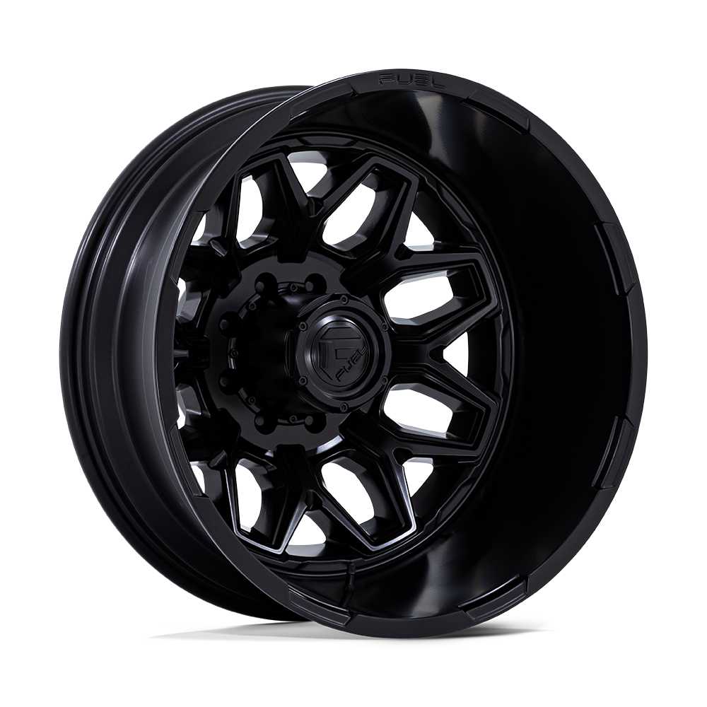 FUEL 1PC D871 FLUX DUALLY 20x8.25 -201 8x165.1 BLACKOUT