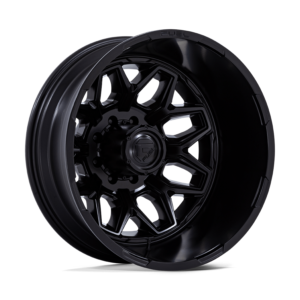 FUEL 1PC D871 FLUX DUALLY 22X8.25 -201 8X170 BLACKOUT
