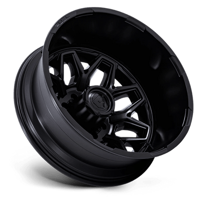 FUEL 1PC D871 FLUX DUALLY 22X8.25 -201 8X170 BLACKOUT