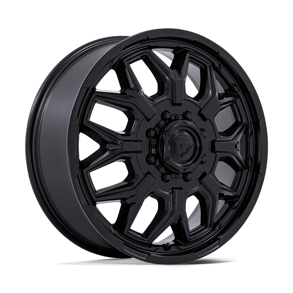 FUEL 1PC D871 FLUX DUALLY 22X8.25 104 8X200 BLACKOUT
