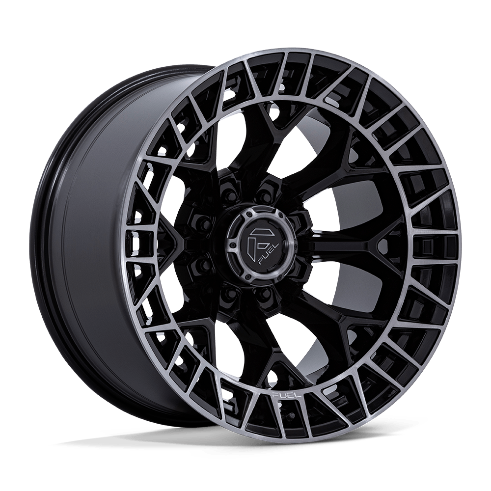 FUEL 1PC FC873 CHARGER 20x9 1 8x170 GLOSS BLACK BRUSHED DARK TINT
