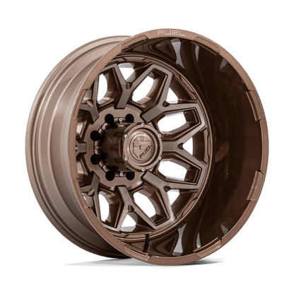 FUEL 1PC D876 FLUX DUALLY 20X8.25 -227 8X165.1 PLATINUM BRONZE