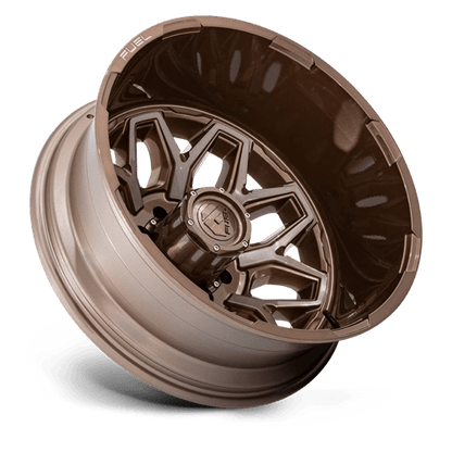 FUEL 1PC D876 FLUX DUALLY 20X8.25 104 8X210 PLATINUM BRONZE