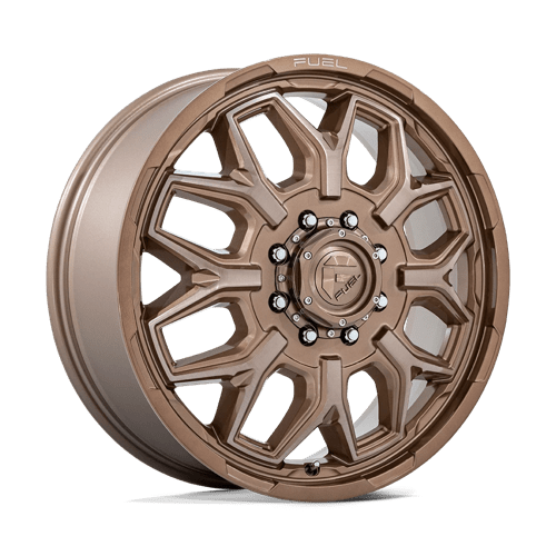 FUEL 1PC D876 FLUX DUALLY 22X8.25 104 8X210 PLATINUM BRONZE