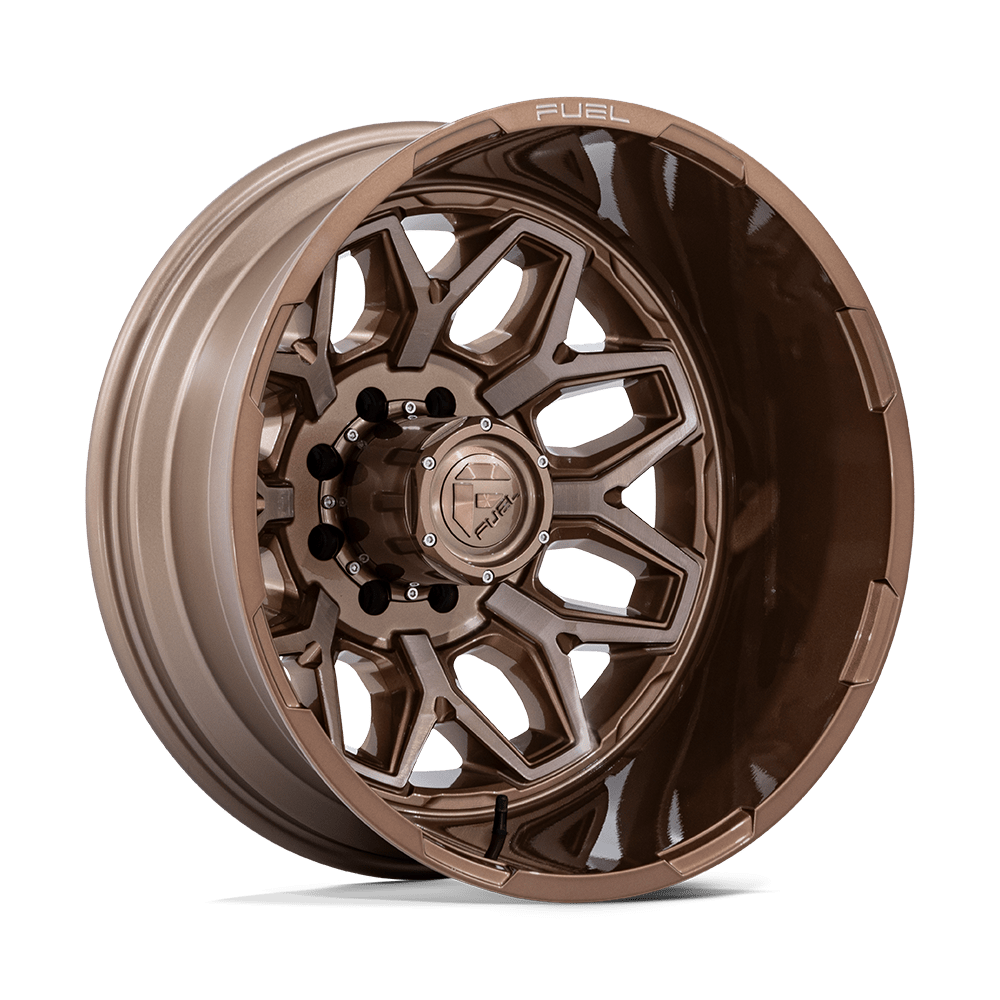 FUEL 1PC D876 FLUX DUALLY 22X8.25 -201 8X210 PLATINUM BRONZE