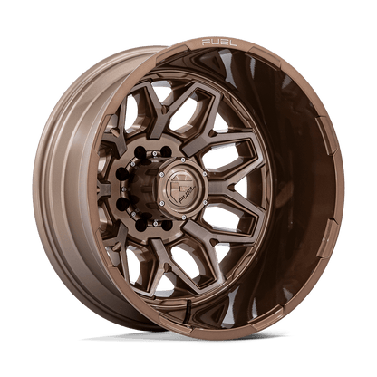 FUEL 1PC D876 FLUX DUALLY 22X8.25 -201 8X210 PLATINUM BRONZE