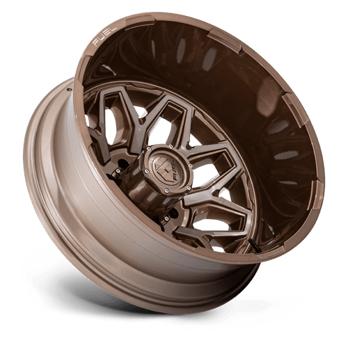 FUEL 1PC D876 FLUX DUALLY 22X8.25 -201 8X200 PLATINUM BRONZE