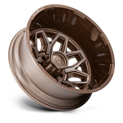 FUEL 1PC D876 FLUX DUALLY 22X8.25 -201 8X200 PLATINUM BRONZE