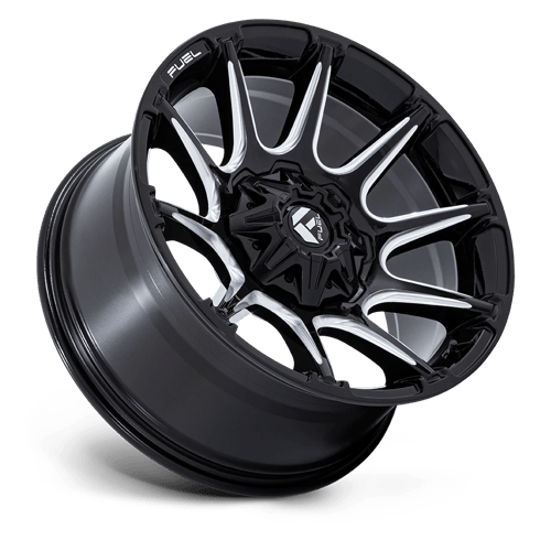 FUEL 1PC FC880 SUPER C 20X10 -18 8X180 GLOSS BLACK MILLED