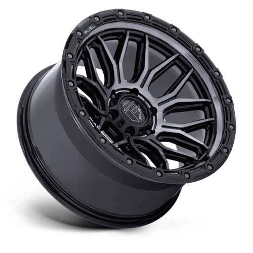 FUEL 1PC FC881 SURGE 20X9 1 8X165.1 GLOSS BLACK MACHINED W/ GTCC