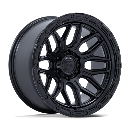 FUEL 1PC FC881 SURGE 20X9 1 6X139.7 MATTE BLACK W/ GLOSS BLACK LIP