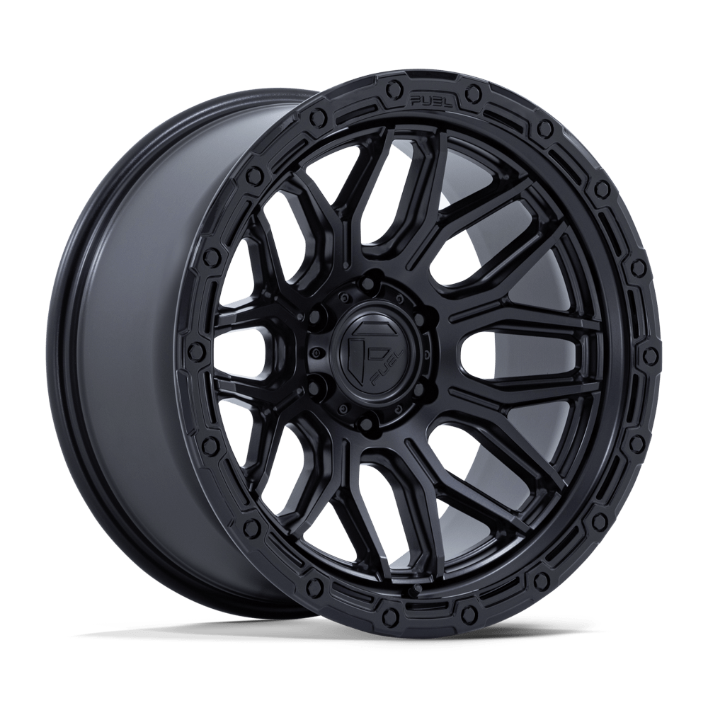 FUEL 1PC FC881 SURGE 18X9 1 6X135 MATTE BLACK W/ GLOSS BLACK LIP