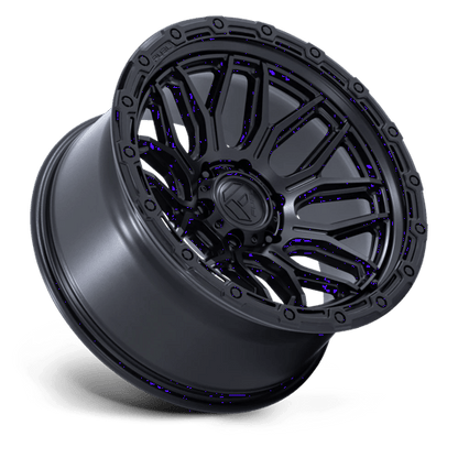 FUEL 1PC FC881 SURGE 17X9 -12 6X139.7 MATTE BLACK W/ GLOSS BLACK LIP