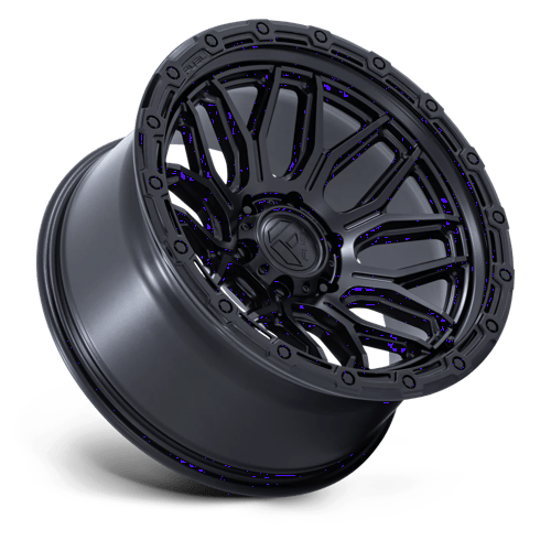 FUEL 1PC FC881 SURGE 20X9 1 6X139.7 MATTE BLACK W/ GLOSS BLACK LIP