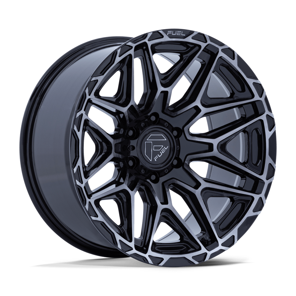 FUEL 1PC FC885 INJECTOR 20X10 -18 5X127 GLOSS BLACK MACHINED-FC W/ DDT