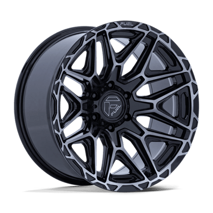 FUEL 1PC FC885 INJECTOR 20X10 -18 6X135 GLOSS BLACK MACHINED-FC W/ DDT