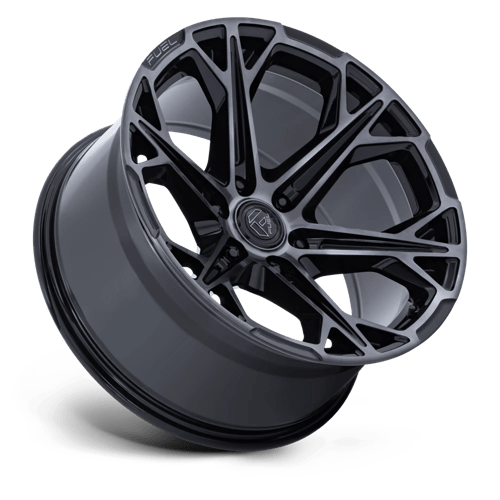 FUEL 1PC FC886 HAMMERHEAD 20X9 1 6X135 GLOSS BLACK DARK TINTED CLEAR