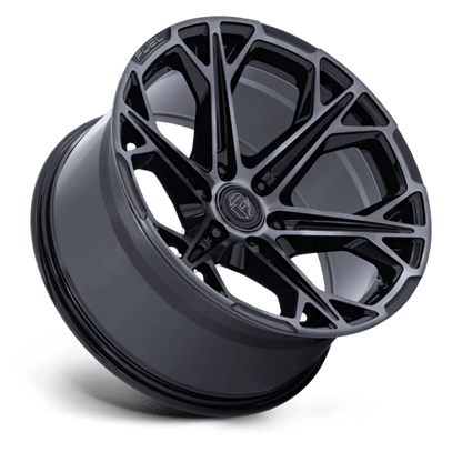 FUEL 1PC FC886 HAMMERHEAD 20X9 1 6X135 GLOSS BLACK DARK TINTED CLEAR
