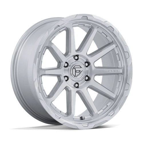 FUEL 1PC FC887 CIRCUIT 20X9 1 6X135 GLOSS SILVER W/ MACHINED FACE